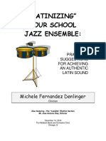 "Latinizing" Your School Jazz Ensemble:: Michele Fernandez Denlinger