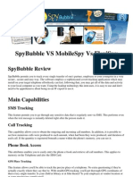 SpyBubble Vs Mobile Spy Vs FlexiSpy