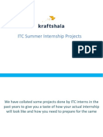 ITC Summer Internship Projects 1