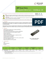 1550Nm / 80Km / Gigabit Ethernet / 1000Base-Zx: Sfp15080Gexx - SFP Dual Fibre