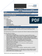 Operational Policy For Medical Gases