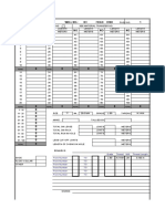 PIPE Tally Sheet 7'' Liner kB2