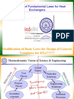 Deduction of Fundamental Laws For Heat Exchangers