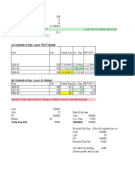 Rate of Depreciation in Case of WDV (1-nth Root of Residual Value) /cost (Cost-Sv) /life