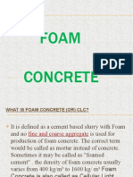 Foam Concrete