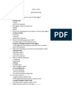 1 Unit MCQ LDCS