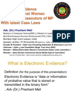 Electronic Evidence With Case Laws For Public Prosecutors of MP by Prashant Mali