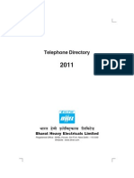 BHEL Directory 2011