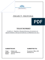 Project Proposal: Title of The Project