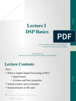 DSP Basics: Dr. Twe Ta Oo Lecturer Faculty of Computer Systems and Technologies University of Computer Studies, Yangon