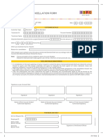 Demand Draft Cancellation Form: D D MM Y Y Y Y