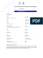 Air Suvidha Exemption Form Details For International Arriving Passengers