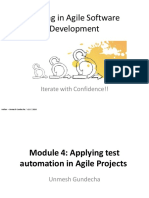 Testing in Agile Software Development