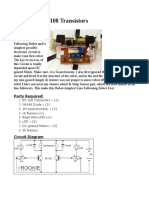 LFR Using BC108 Transistors: Parts Required