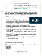 CH 21 Network Layer Address Mapping Error Reporting and Multicasting Multiple Choice Questions and Answers PDF