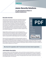 Fortinet and Siemens Security Solutions