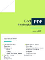 Physiological Systems: BIO100 Sumaiya Afrin Soha