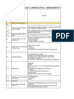 Internal Quality Assurance: Assesment Process & Practice Method