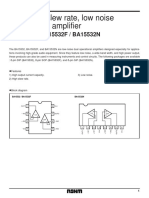 Dual High Slew Rate, Low Noise Operational Amplifier: BA15532 / BA15532F / BA15532N