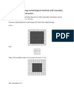 Explain Following Morphological Methods With Examples