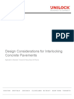 Design Considerations For Interlocking Concrete Pavements: Applicable To Standard, Textured & Heavy Duty Unit Pavers