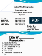 E C E Orm: Lements of Ivil Ngineering Presentation On "Geographical Inf Ation System"