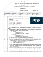 Aim & Algorithm Program Results Viva-Voce Record Total 20 40 20 10 10 100