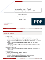 Transmission Lines - Part II: Goals For Today