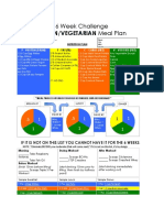 Vegan/Vegetarian Meal Plan: 6 Week Challenge
