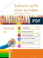 Mga Suliranin Sa Pa Nghihiram Sa Ingles: Inihanda Ni: Dag-Uman, Ely Mae S