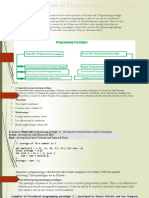 Paradigm Can Also Be Termed As Method To Solve Some Problem or Do Some Task. Programming Paradigm