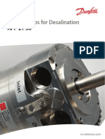 Water Pumps For Desalination: Data Sheet