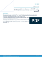 Guidelines To Improve Conducted Noise Robustness On STM32F0 Series, STM32F3 Series, STM32L0 Series and STM32L4 Series Touch Sensing Applications