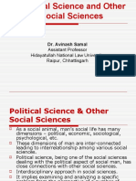 Politics and Other Social Sciences