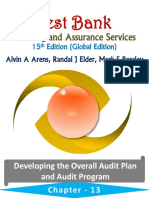 Chapter 13 Developing The Overall Audit Plan and Audit Program PDF