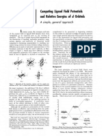 Computing Ligand Field Potentials and Relative Energies of D Orbitals. A Simple General Approach