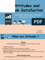 Attitude and Job Satisfaction