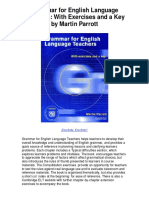 Grammar For English Language Teachers With Exercises and A Key by Martin Parrott 5 Star Book Review PDF