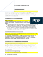 Allowable Adjustments": Coc2 Answers To Oral Questions