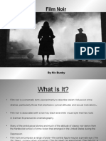 A Powerpoint Presentation On Film Noir