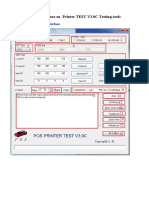 Instructions On Printer TEST V3.0C Testing Tools: I. Introduction of Main Interface