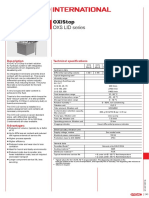 Oxistop Oxs Lid Series: Description Technical Specifications