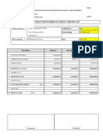 Sub Contractor Interim Payment Certificate