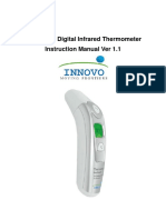 INV-EF100 Dual Mode Digital Infrared Thermometer Instruction Manual Ver 1.1