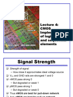 Cmos Implementation of Logic Blocks and Sequential Elements