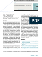 Letter TO THE Editor: Is The Nasal Airway The Main Mode of Transmission For Pharyngeal Tuberculosis?