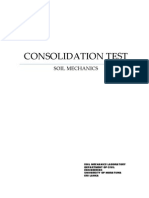 Consolidation Test