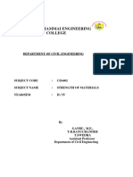 CE6402-Strength of Materials