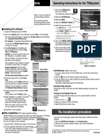 Installation Directions: Operating Instructions For The Tsnsystem