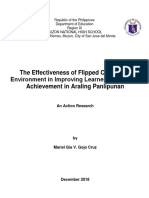 The Effectiveness of Flipped Classroom E